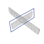 100mm width divider