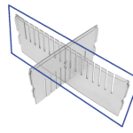 200mm length divider