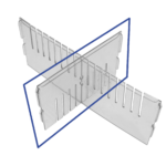 200mm width divider