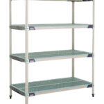 MetroMax i 4 Tier - Grid Shelves - Static