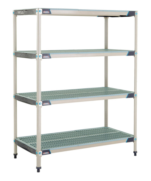 MetroMax i 4 Tier - Grid Shelves - Static