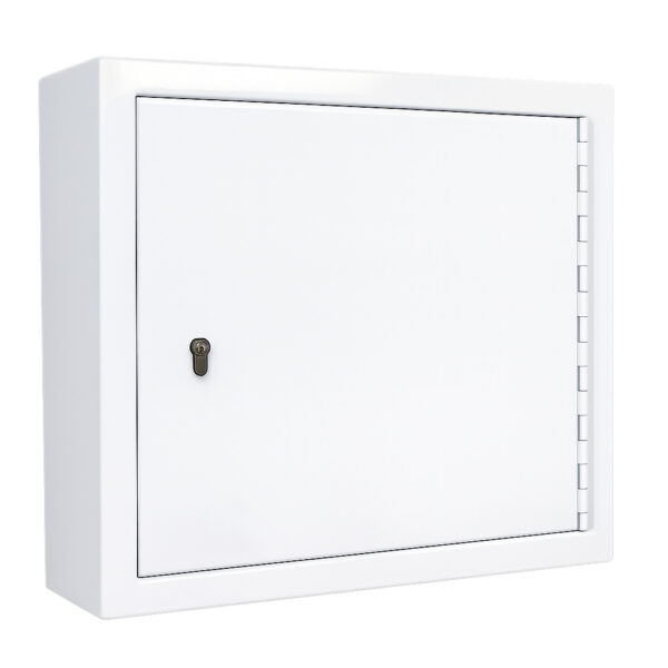 Controlled drugs cabinet – lockable white steel medical staorage safe