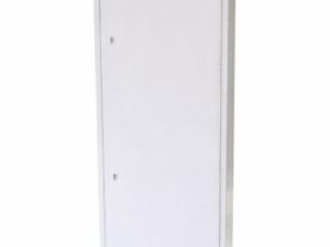 Controlled drugs cabinet – lockable white steel medical storage safe