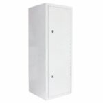 Controlled drugs cabinet – lockable white steel medical storage safe