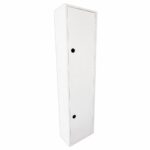 Controlled drugs cabinet – lockable white steel medical storage safe