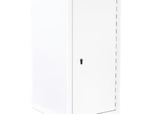 Controlled drugs cabinet – lockable white steel medical storage safe